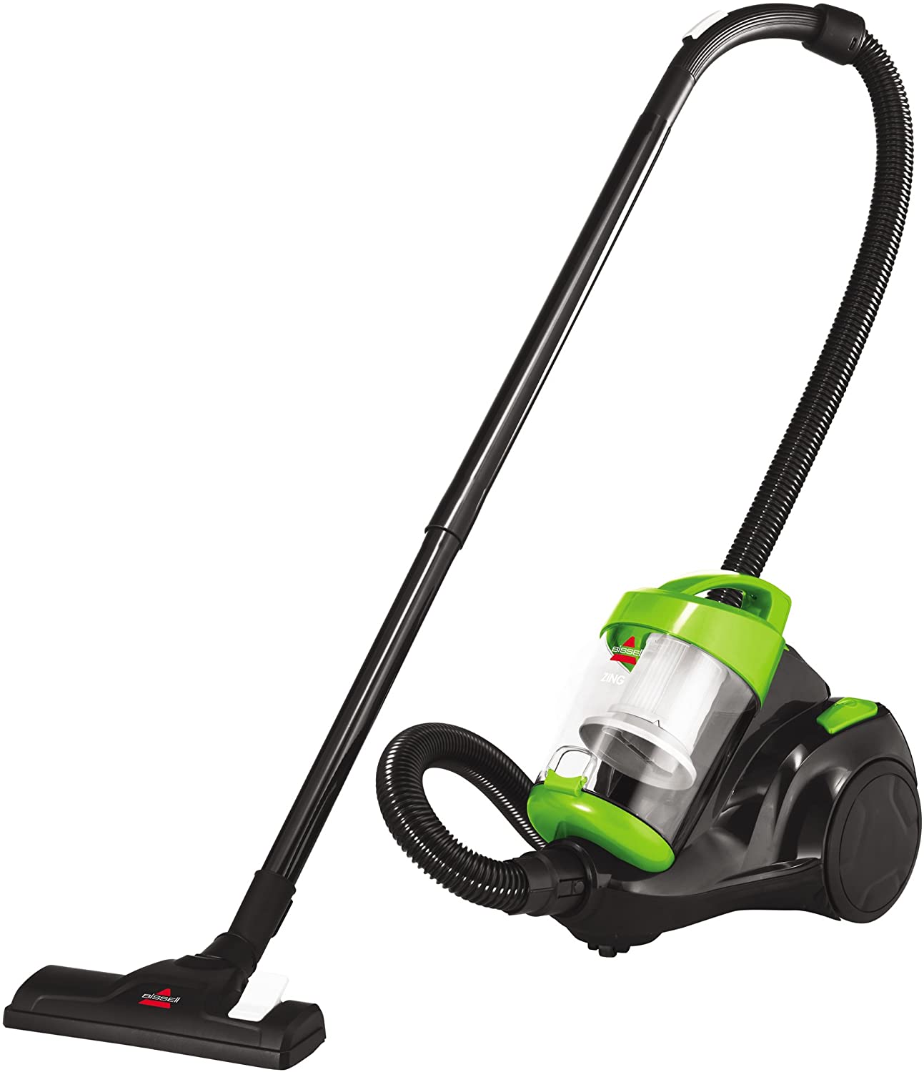 Bissell Zing Canister, 2156A Vacuum, Green Bagless